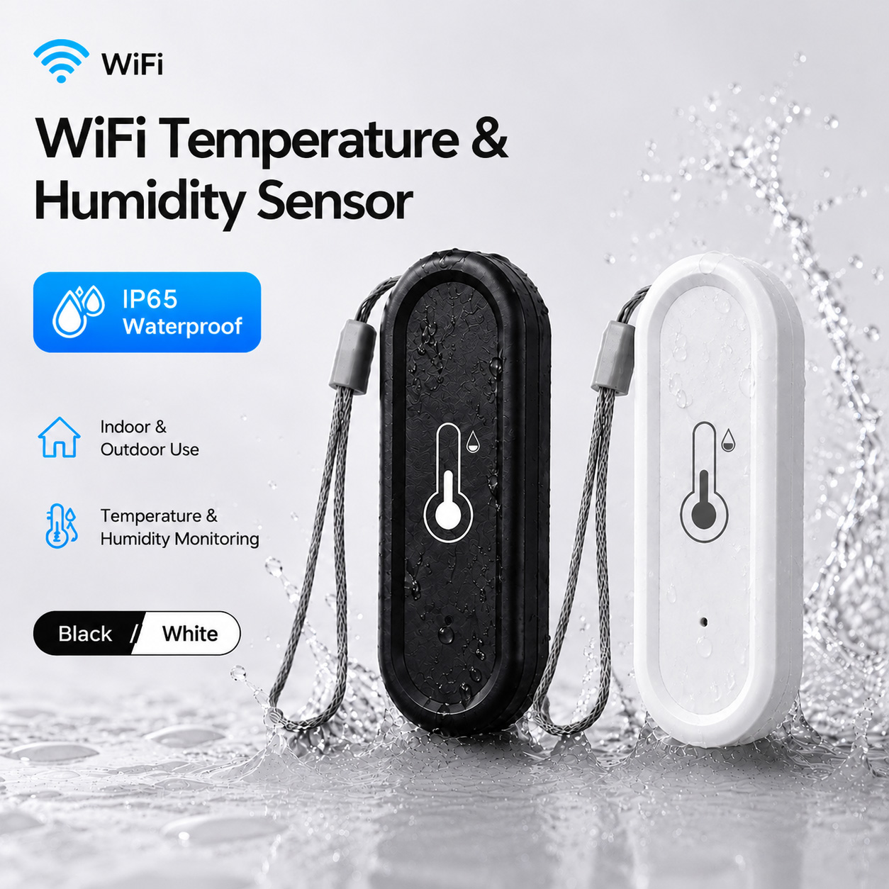 Smart Garden Arduino - Tuya WiFi IP65防水温度・湿度センサー スマートホームアプリ遠隔制御 スマートライフとアレクサ対応
