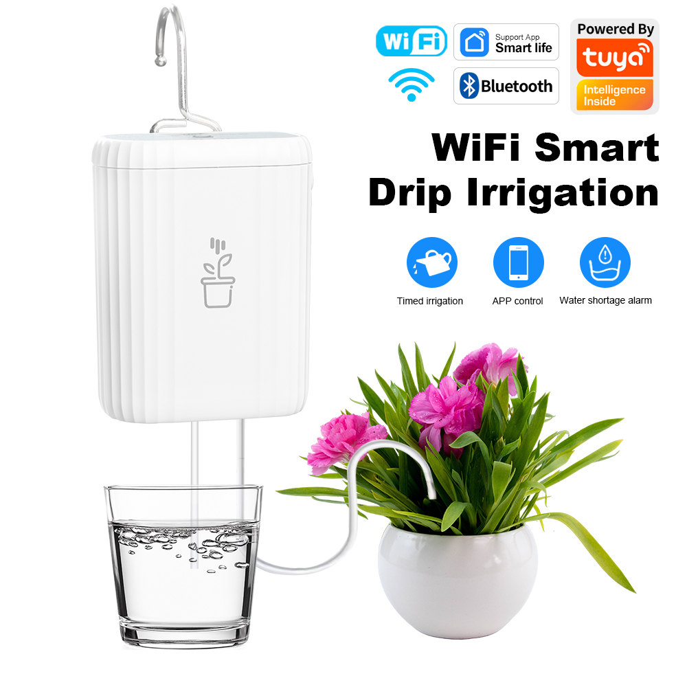 Smart Garden Irrigation System - WiFiスマート点滴灌漑自動庭園植物花水やりシステムスプリンクラー点滴灌漑装置ポンプタイマーツール
