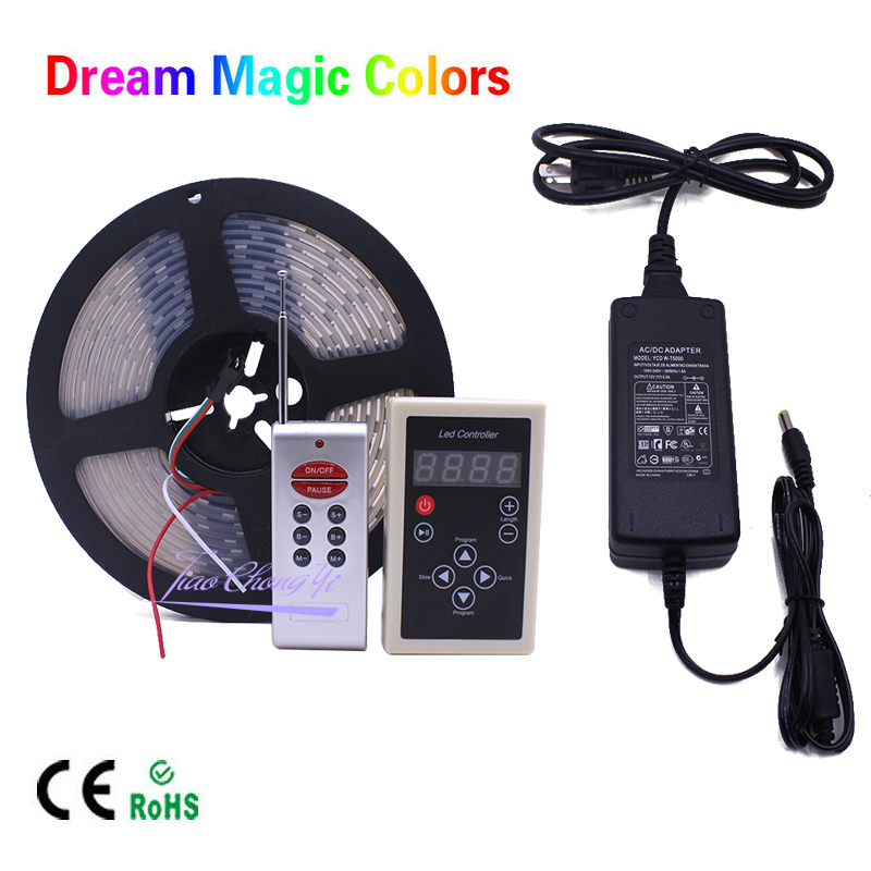 Smart Garden Diy - DC12V 5M チェイシングドリームマジックカラー RGB 5050 WS2811
