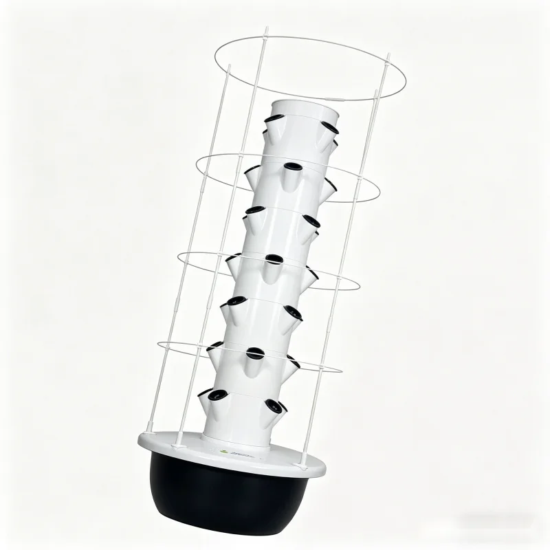 9層エアロポニック水耕栽培野菜プランター、トレリス付きスマー - Smart Garden Tower のレビューと価格