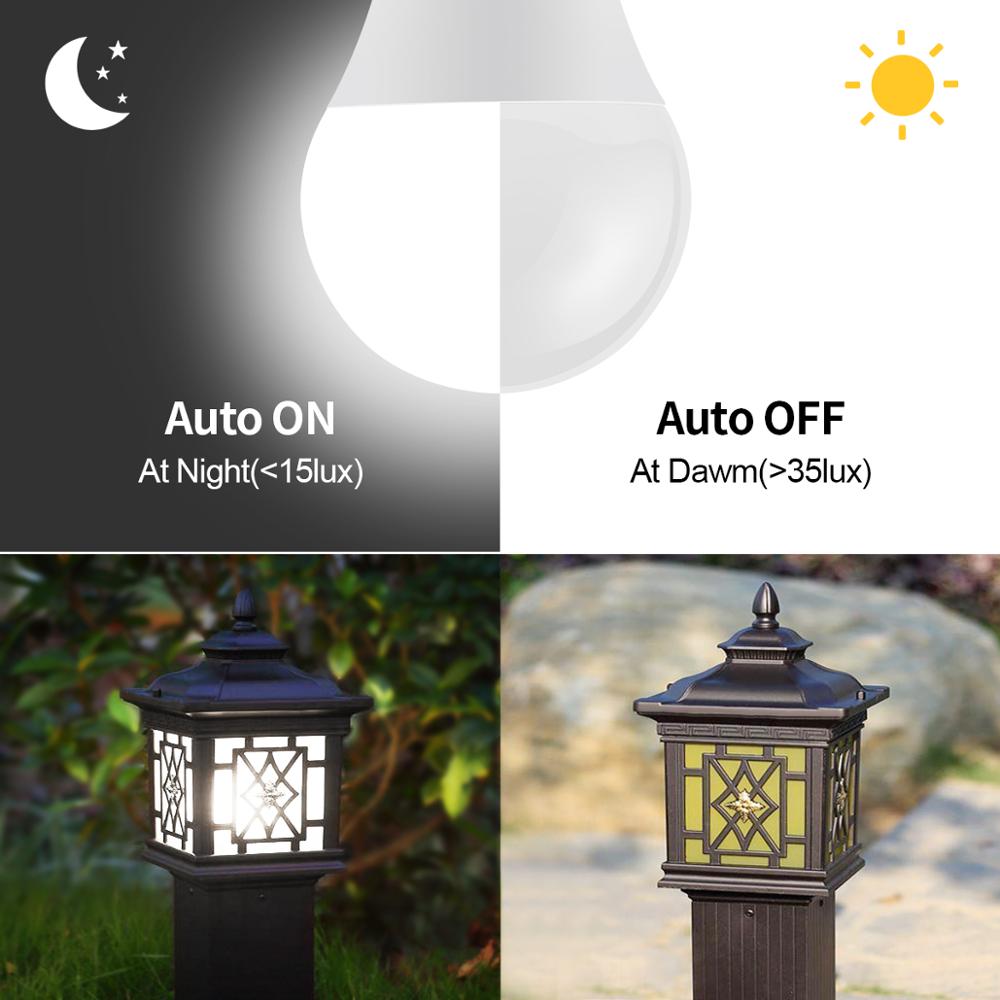 15 ワット E27 LED 夕暮れから夜明けまでナイトライ - Smart Led Garden のレビューと価格