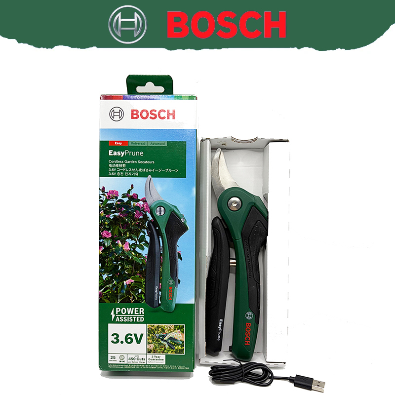 ボッシュ 3.6V コードレススマート剪定ばさみ 充電式 ガ - Smart Garden Is のレビューと価格