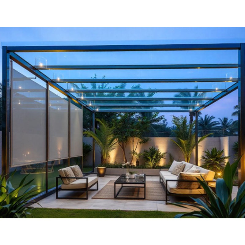 【激安セール】モダンデザイン電動スマート電動格納式アルミガラ - Smart Garden Electric Pergola のレビューと価格