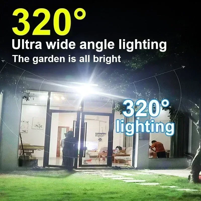 12000LM強力ソーラーウォールランプ、リモコン付き屋外I - Smart Led Garden のレビューと価格
