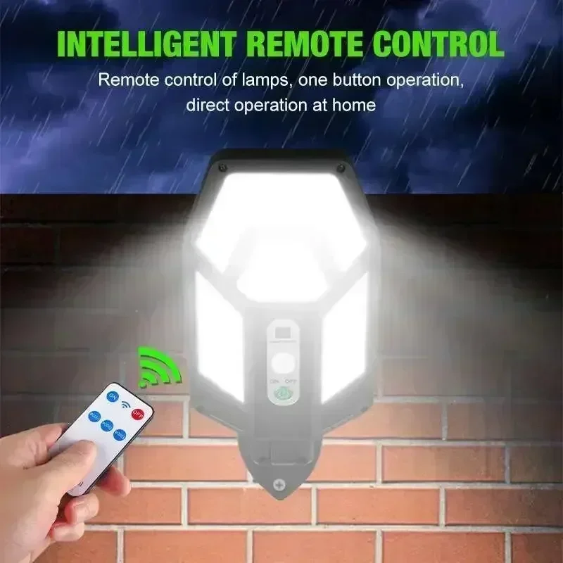 12000LM強力ソーラーウォールランプ、リモコン付き屋外I - Smart Led Garden のレビューと価格