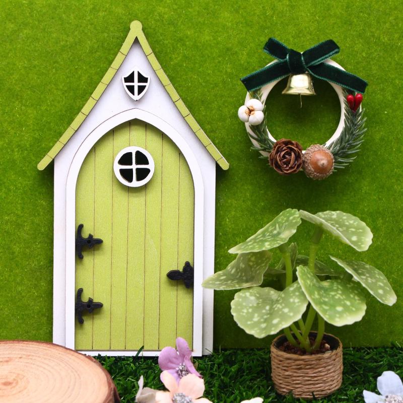 ドールハウスミニ木製おとぎ話ドアドールハウスノームドアモデル - Smart Garden Diy のレビューと価格