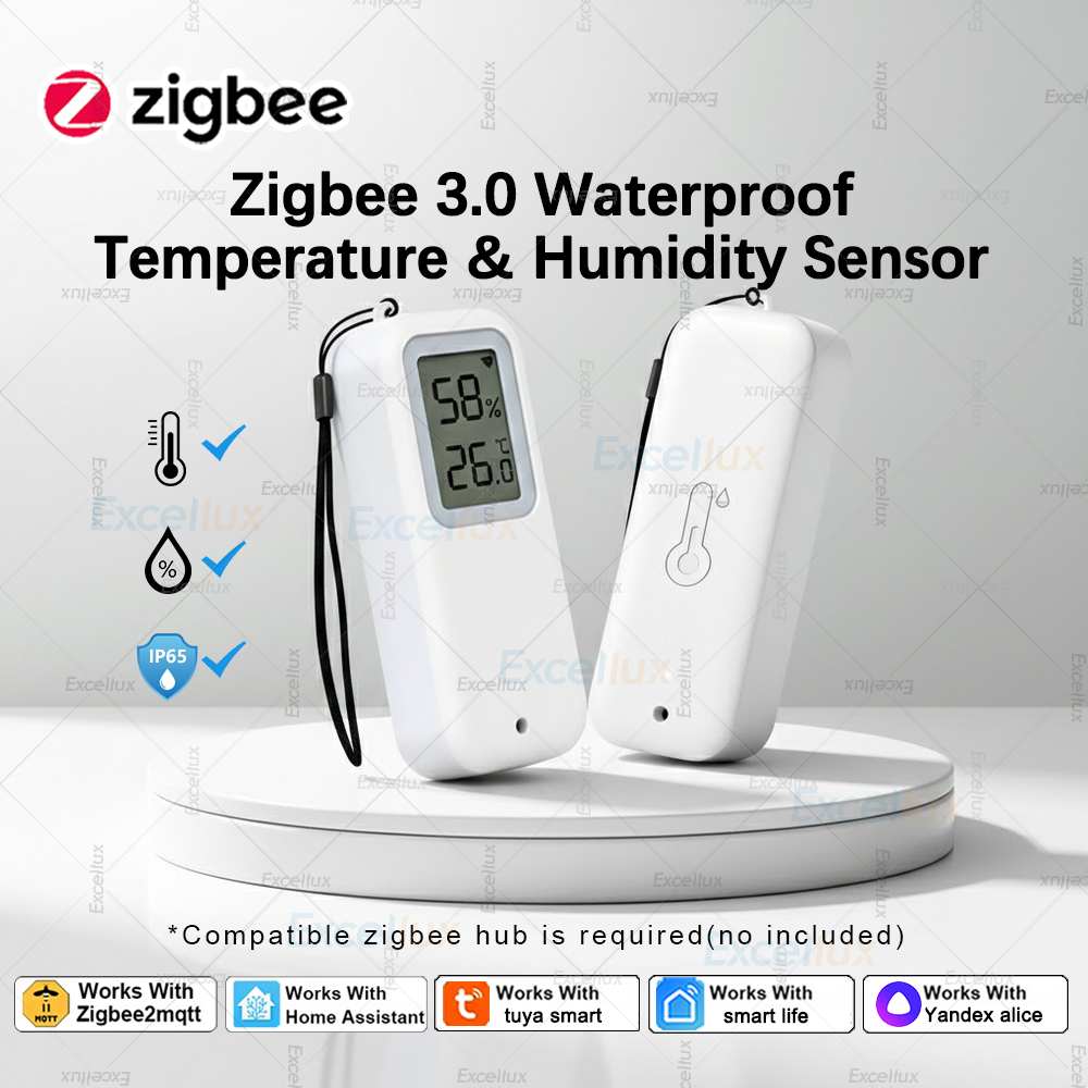 Zigbee 3.0 温度&湿度センサー、IP65防水、Tu - Smart Garden Arduino のレビューと価格