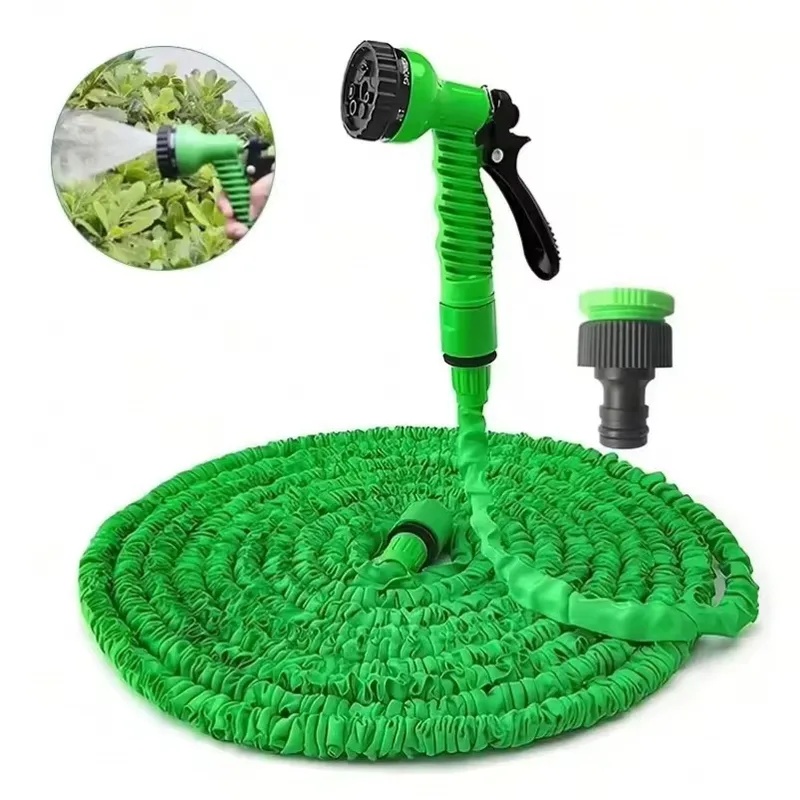 高圧洗車ホース拡張可能なマジックホースパイプ家庭菜園散水ホー - Smart Garden Diy のレビューと価格