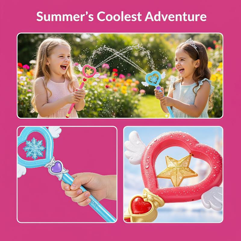 妖精の杖水鉄砲 子供用魔法の水スプリンクラー杖 屋外夏用プー - Smart Garden Diy のレビューと価格
