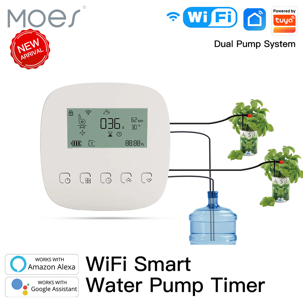 WiFi対応Tuyaスマート散水機 自動植物コントローラー  - Smart Garden Irrigation System のレビューと価格