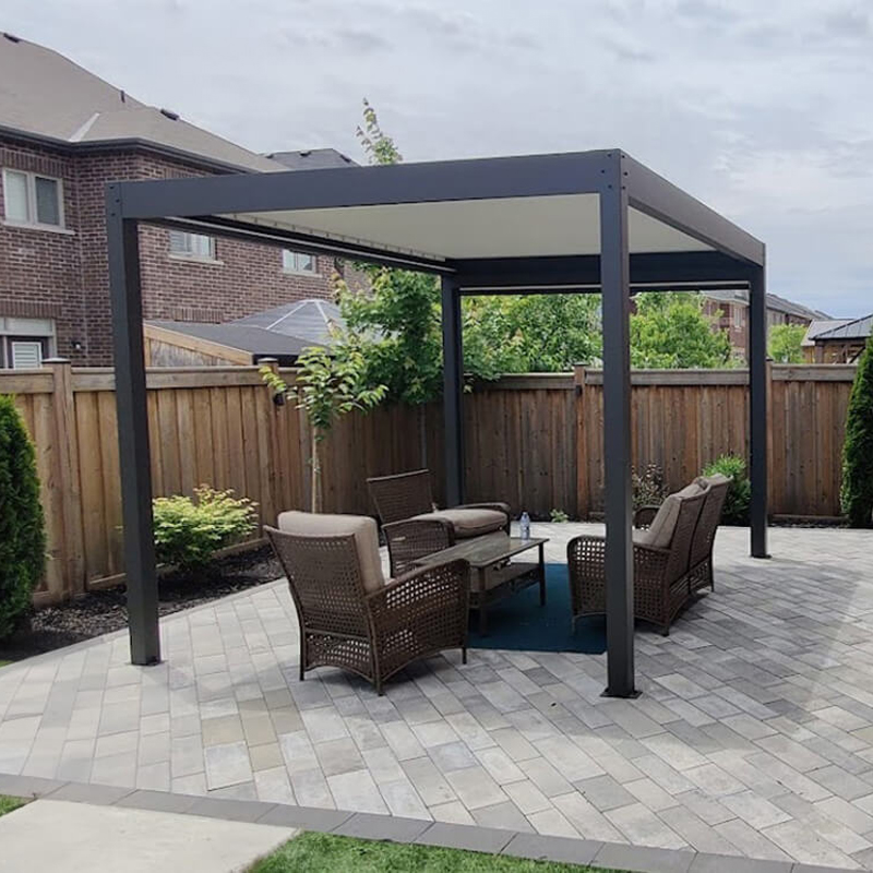雨センサー付きスマートガーデンパーゴラ 経済的な防水電動ルー - Smart Garden Electric Pergola のレビューと価格