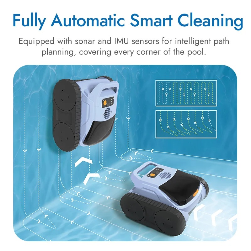 エアロコードレスロボットプールクリーナー、スマートAIナビゲ - Smart Garden Is のレビューと価格
